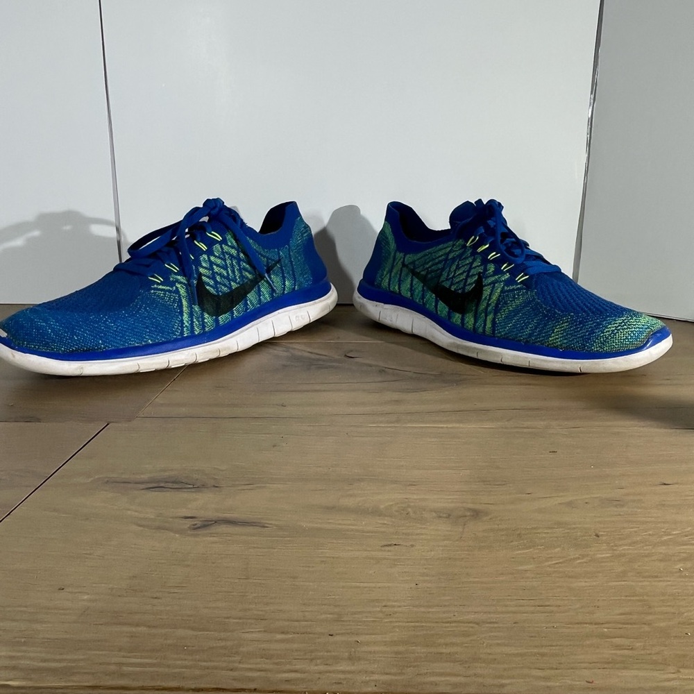 Blue Green Black Nike Free Size 12 - Picture 2 of 13